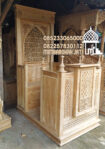 Mimbar Masjid Jati Minimalis