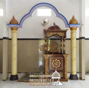 Mimbar Khutbah Masjid Unik