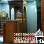 Mimbar Masjid Dari Kayu Minimalis