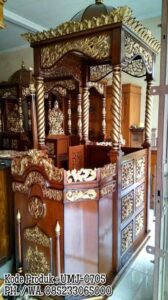 Mimbar Masjid Sederhana Ukir Jepara