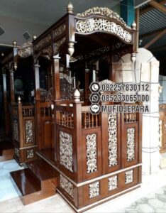 Mimbar Of Masjid Ukiran Jepara