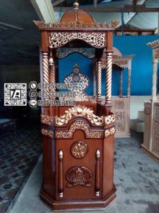 Mimbar Masjid Klasik Mewah Mebel Jepara