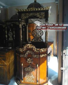 Motif Mimbar Ukiran Masjid Di Banten