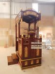 Bentuk Mimbar Kayu Podium Minimalis Masjid Di Brebes