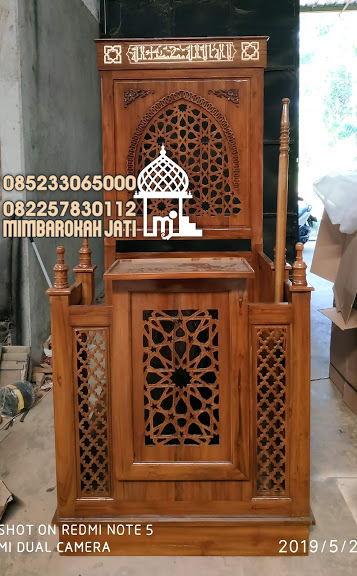 Mimbar Jati Minimalis Masjid Di Semarang
