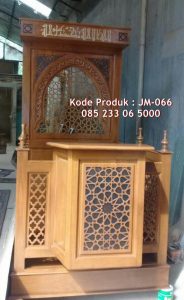 Mimbar Ukiran Masjid Di Bekasi