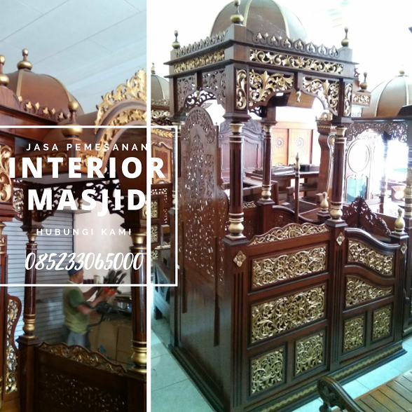 Mimbar Ukir-ukiran Masjid Di Jakarta