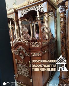 Mimbar Podium Minimalis Pesanan Masjid Agung Blora