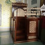 Harga Mimbar Masjid Minimalis Ukuran Besar Classic Jati Jepara