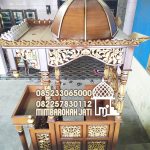 Mimbar Masjid Podium Batu Asli Jepara