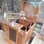 Mimbar Podium Masjid Kepanjen Kayu Jepara